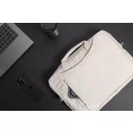   Geanta laptop 15.4 inch, 2401E16278, Everestus, 39x34x5 cm, Bumbac, Crem