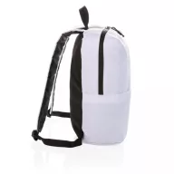   Rucsac casual, simplu si practic, buzunar frontal cu fermoar, Everestus, 20IAN474, Poliester, Alb