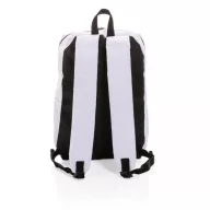   Rucsac casual, simplu si practic, buzunar frontal cu fermoar, Everestus, 20IAN474, Poliester, Alb