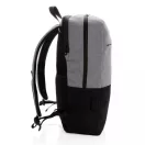 Rucsac laptop 15.6 inch, buzunar frontal, port usb, fara pvc, Everestus, 20IAN187, rpet, Gri