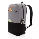 Rucsac laptop 15.6 inch, buzunar frontal, port usb, fara pvc, Everestus, 20IAN187, rpet, Gri
