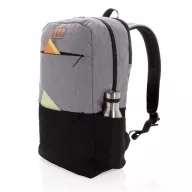   Rucsac laptop 15.6 inch, buzunar frontal, port usb, fara pvc, Everestus, 20IAN187, rpet, Gri