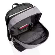   Rucsac laptop 15.6 inch, buzunar frontal, port usb, fara pvc, Everestus, 20IAN187, rpet, Gri