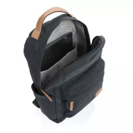   Rucsac laptop, Everestus, 18SEP2272, 14 inch, 29x13x43 cm, Bumbac, Poliuretan, Negru
