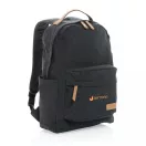 Rucsac laptop, Everestus, 18SEP2272, 14 inch, 29x13x43 cm, Bumbac, Poliuretan, Negru