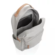   Rucsac laptop, Everestus, 18SEP2275, 14 inch, 29x13x43 cm, Bumbac, Poliuretan, Gri