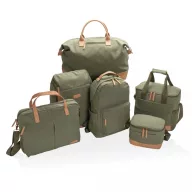   Rucsac laptop, Everestus, 18SEP2274, 14 inch, 29x13x43 cm, Bumbac, Poliuretan, Verde