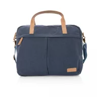   Geanta laptop, Everestus, 18SEP2278, 15.6 inch, 39.5x10x32 cm, Bumbac, Poliuretan, Albastru