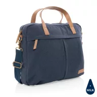   Geanta laptop, Everestus, 18SEP2278, 15.6 inch, 39.5x10x32 cm, Bumbac, Poliuretan, Albastru