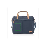   Geanta laptop, Everestus, 18SEP2278, 15.6 inch, 39.5x10x32 cm, Bumbac, Poliuretan, Albastru