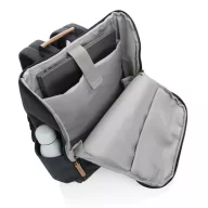   Rucsac laptop, Everestus, 18SEP2267, 15 inch, 30x12.5x46 cm, Bumbac, Poliuretan, Negru