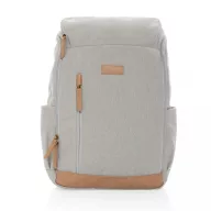   Rucsac laptop, Everestus, 18SEP2270, 15 inch, 30x12.5x46 cm, Bumbac, Poliuretan, Gri