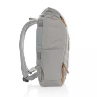   Rucsac laptop, Everestus, 18SEP2270, 15 inch, 30x12.5x46 cm, Bumbac, Poliuretan, Gri