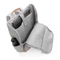   Rucsac laptop, Everestus, 18SEP2270, 15 inch, 30x12.5x46 cm, Bumbac, Poliuretan, Gri