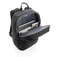   Rucsac laptop cu buzunar sterilizator UV-C, 21MAR1044, 30.5x13x45 cm, 15.6 inch, Swiss Peak, Poliester, Negru