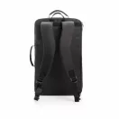 Rucsac laptop 15.6 inch, convertibil, buzunare cu protectie RFID, Swiss Peak, 9IA19139, Poliester, Termoplastic, Negru