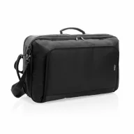   Rucsac laptop 15.6 inch, convertibil, buzunare cu protectie RFID, Swiss Peak, 9IA19139, Poliester, Termoplastic, Negru