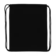   Saculet cu snur, Everestus, 21OCT0248, 35 x 1 x 44 cm, Bumbac, Negru