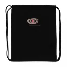 Saculet cu snur, Everestus, 21OCT0248, 35 x 1 x 44 cm, Bumbac, Negru