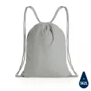 Saculet cu snur, Everestus, 21OCT0251, 35 x 1 x 44 cm, Bumbac, Gri
