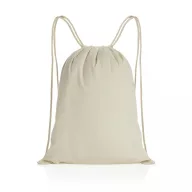   Saculet cu snur, Everestus, 21OCT0254, 35 x 1 x 44 cm, Bumbac, Alb