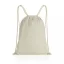 Saculet cu snur, Everestus, 21OCT0254, 35 x 1 x 44 cm, Bumbac, Alb
