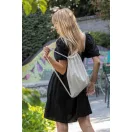 Saculet cu snur, Everestus, 21OCT0254, 35 x 1 x 44 cm, Bumbac, Alb