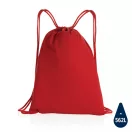 Saculet cu snur, Everestus, 21OCT0253, 35 x 1 x 44 cm, Bumbac, Rosu