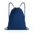 Saculet cu snur, Everestus, 21OCT0249, 35 x 1 x 44 cm, Bumbac, Albastru