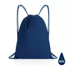 Saculet cu snur, Everestus, 21OCT0249, 35 x 1 x 44 cm, Bumbac, Albastru