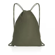   Saculet cu snur, Everestus, 21OCT0250, 35 x 1 x 44 cm, Bumbac, Verde