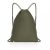 Saculet cu snur, Everestus, 21OCT0250, 35 x 1 x 44 cm, Bumbac, Verde