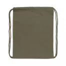 Saculet cu snur, Everestus, 21OCT0250, 35 x 1 x 44 cm, Bumbac, Verde