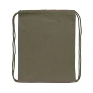   Saculet cu snur, Everestus, 21OCT0250, 35 x 1 x 44 cm, Bumbac, Verde