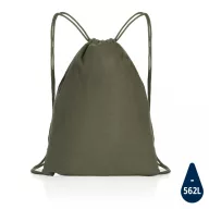  Saculet cu snur, Everestus, 21OCT0250, 35 x 1 x 44 cm, Bumbac, Verde