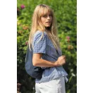 Saculet cu snur, Everestus, 21OCT0252, 35 x 1 x 44 cm, Bumbac, Albastru