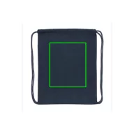   Saculet cu snur, Everestus, 21OCT0252, 35 x 1 x 44 cm, Bumbac, Albastru