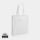 Sacosa de cumparaturi, 2410E24759, Everestus, 38 x 6.5 x 42 cm, Bumbac, Alb