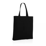   Sacosa de cumparaturi, Everestus, 21OCT1263, 38 x 6.5 x 42 cm, Bumbac, Negru