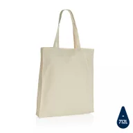   Sacosa de cumparaturi, Everestus, 21OCT1269, 38 x 6.5 x 42 cm, Bumbac, Alb