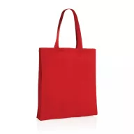  Sacosa de cumparaturi, Everestus, 21OCT1268, 38 x 6.5 x 42 cm, Bumbac, Rosu