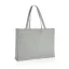 Sacosa de cumparaturi, Everestus, 21OCT1252, 49 x 14 x 37 cm, Bumbac, Gri