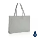 Sacosa de cumparaturi, Everestus, 21OCT1252, 49 x 14 x 37 cm, Bumbac, Gri