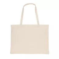  Sacosa de cumparaturi, Everestus, 21OCT1254, 49 x 14 x 37 cm, Bumbac, Alb