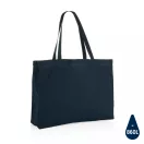 Sacosa de cumparaturi, Everestus, 21OCT1253, 49 x 14 x 37 cm, Bumbac, Albastru