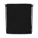Saculet cu snur, Everestus, 21OCT0257, 36 x 0.1 x 44 cm, Poliester, Negru