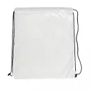 Saculet cu snur, Everestus, 21OCT0262, 36 x 0.1 x 44 cm, Poliester, Alb
