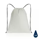 Saculet cu snur, Everestus, 21OCT0262, 36 x 0.1 x 44 cm, Poliester, Alb