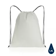   Saculet cu snur, Everestus, 21OCT0262, 36 x 0.1 x 44 cm, Poliester, Alb