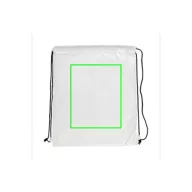   Saculet cu snur, Everestus, 21OCT0262, 36 x 0.1 x 44 cm, Poliester, Alb